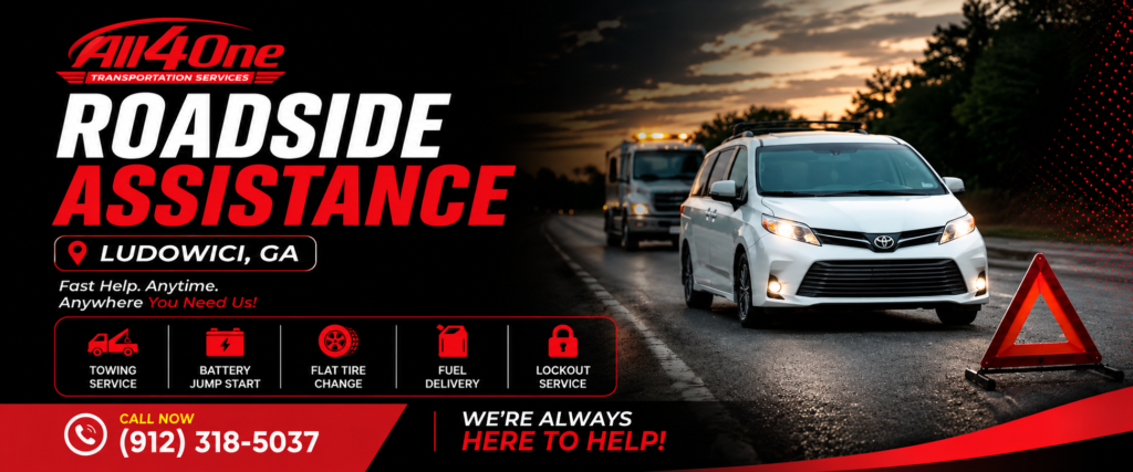 Roadside Assistance Ludowici GA