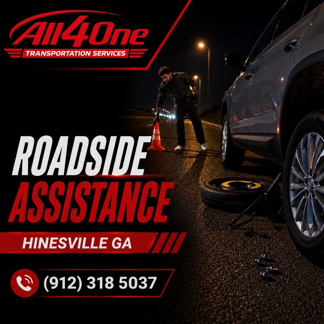 roadside assistance hinesville
